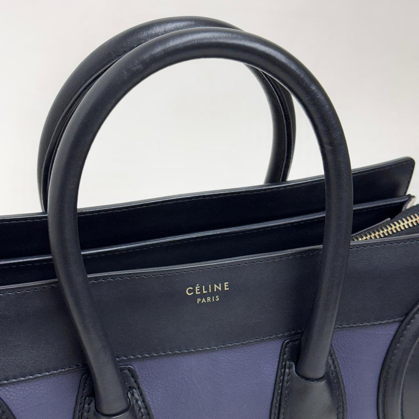 Céline Borsa Luggage Mini Tricolore in Pelle