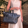 Céline Borsa Mini Luggage in Pelle Nera