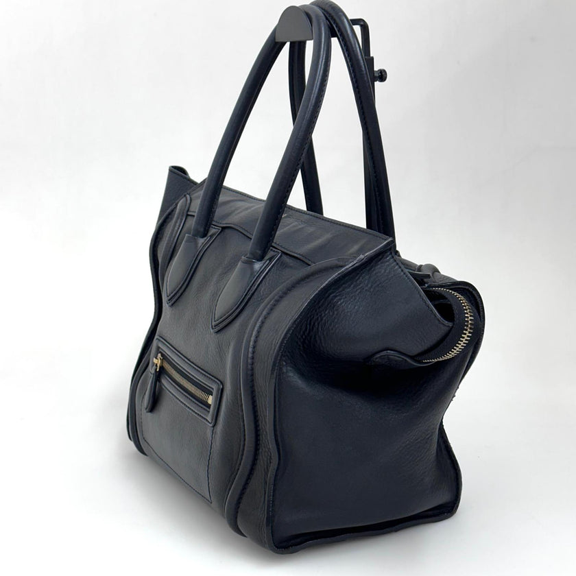 Céline Borsa Mini Luggage in Pelle Nera