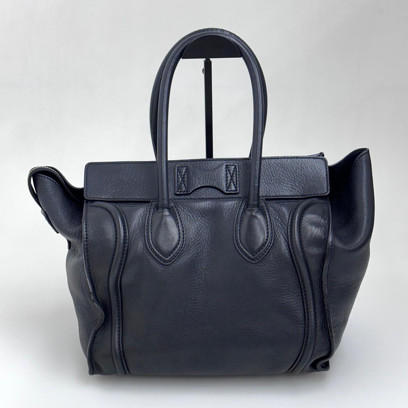 Céline Borsa Mini Luggage in Pelle Nera