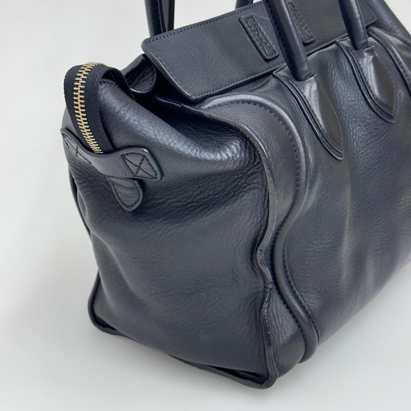 Céline Borsa Mini Luggage in Pelle Nera