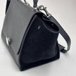 Céline Borsa Trapeze Medium in Pelle e Suede Nero