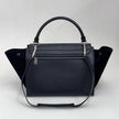 Céline Borsa Trapeze Medium in Pelle e Suede Nero