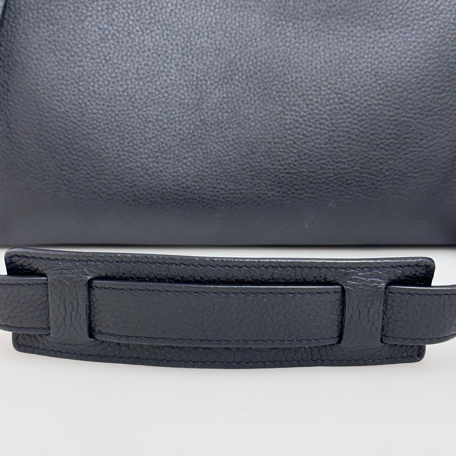 Céline Borsa Trapeze Medium in Pelle e Suede Nero