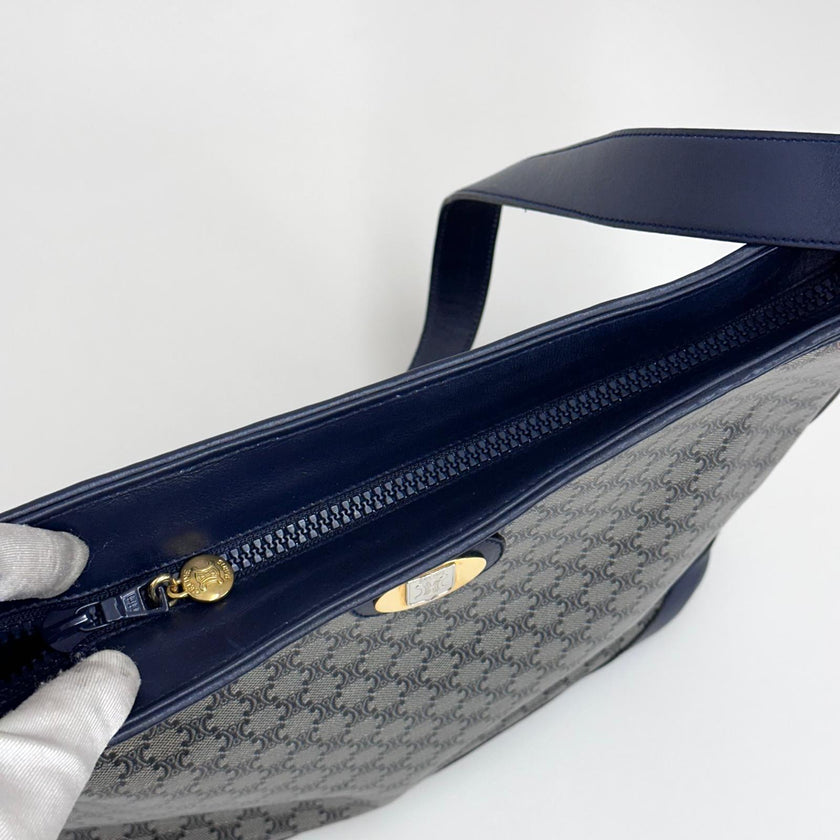 Céline Borsa Vintage C Macadam Blu Navy