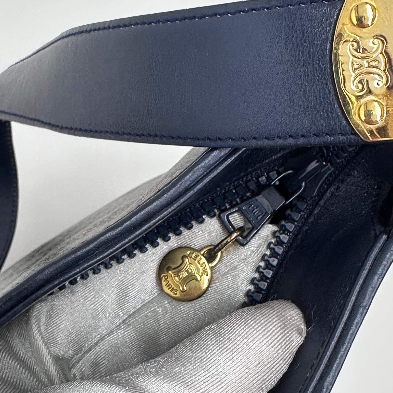 Céline Borsa Vintage C Macadam Blu Navy