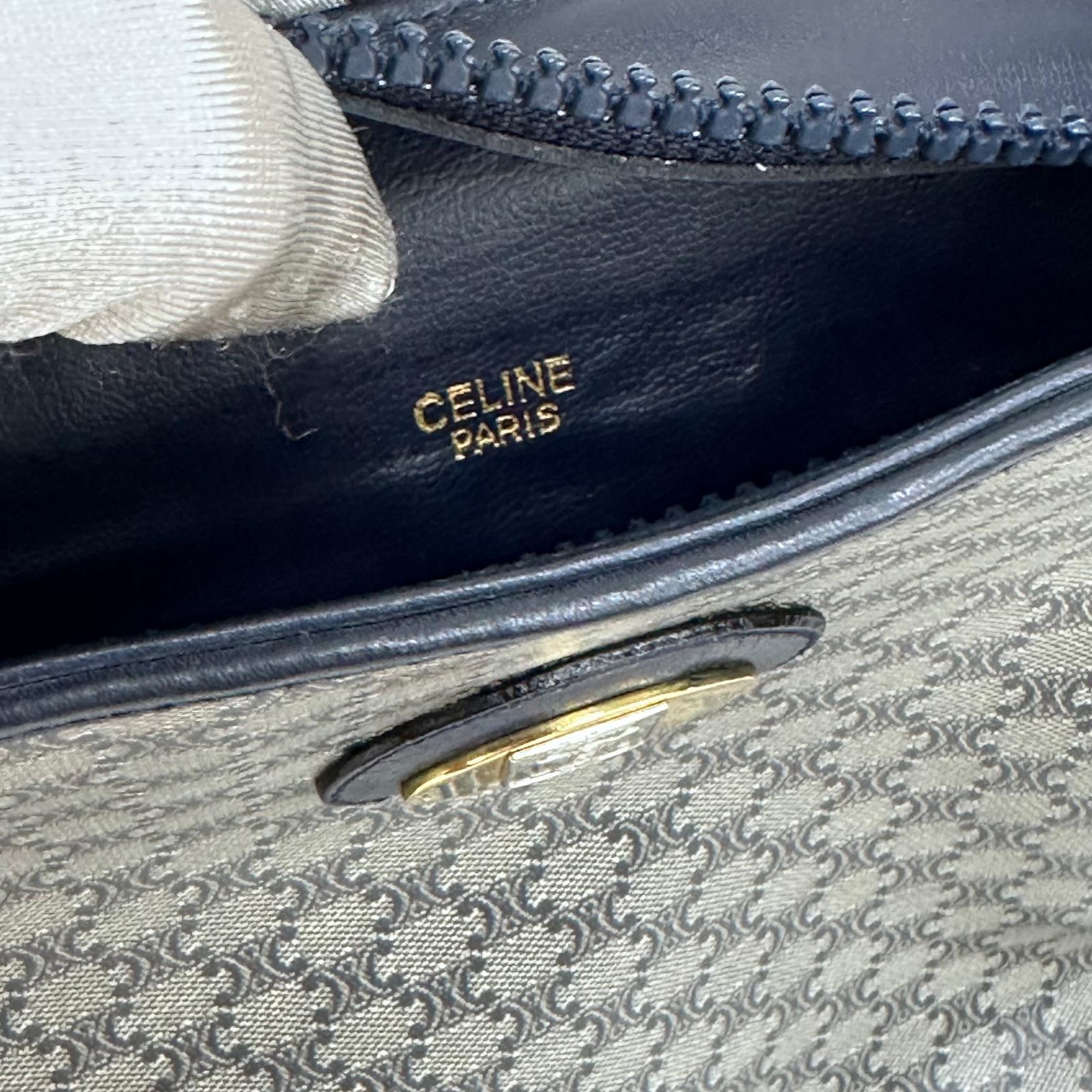 Céline Borsa Vintage C Macadam Blu Navy