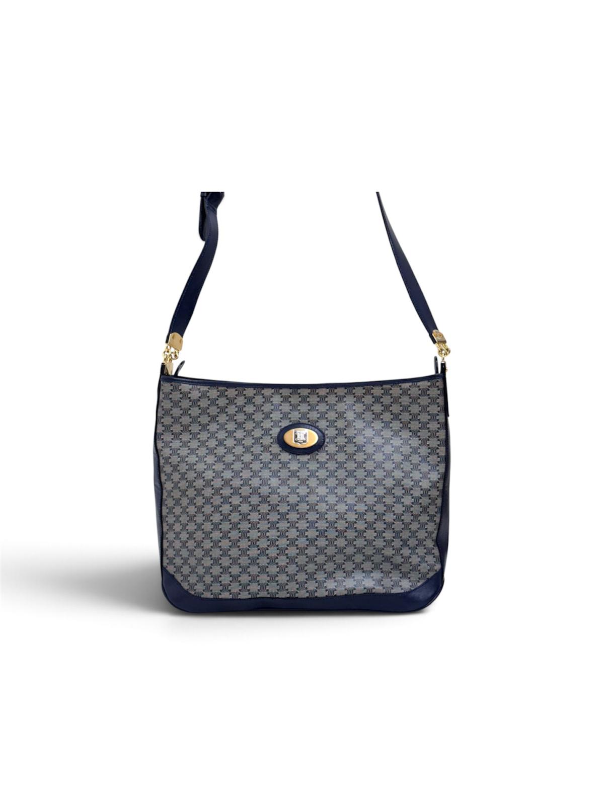 Céline Borsa Vintage C Macadam Blu Navy