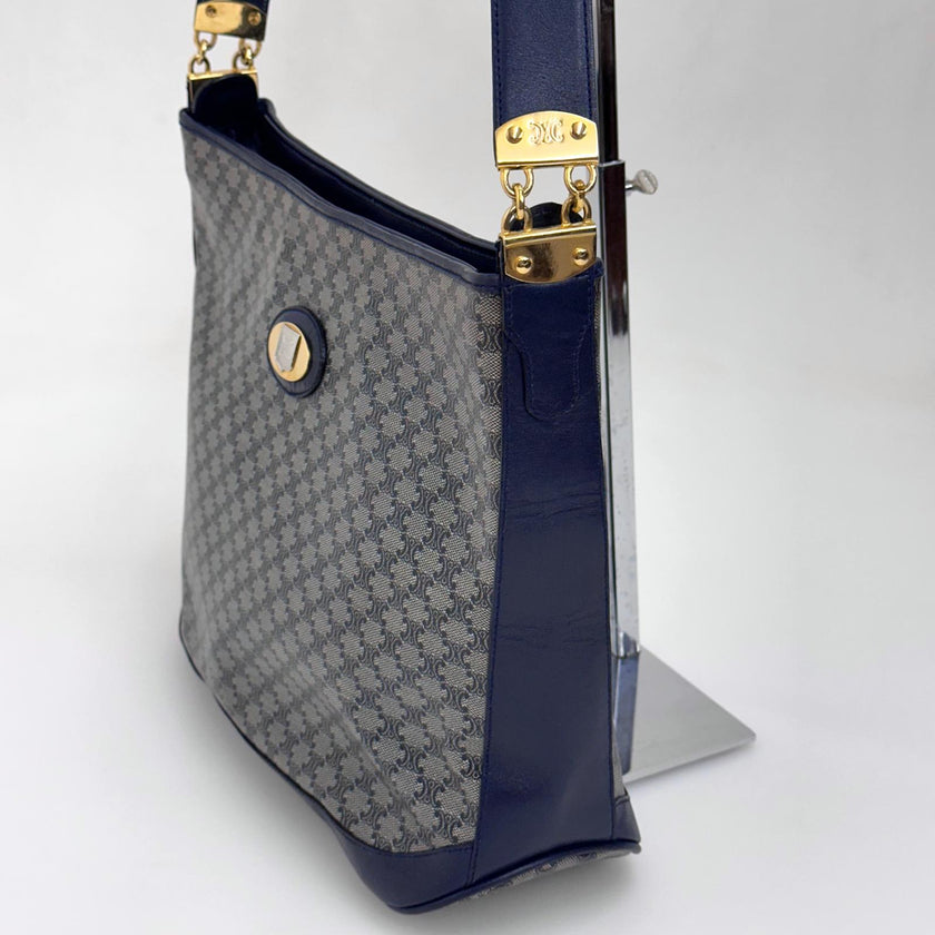 Céline Borsa Vintage C Macadam Blu Navy