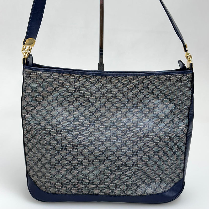 Céline Borsa Vintage C Macadam Blu Navy