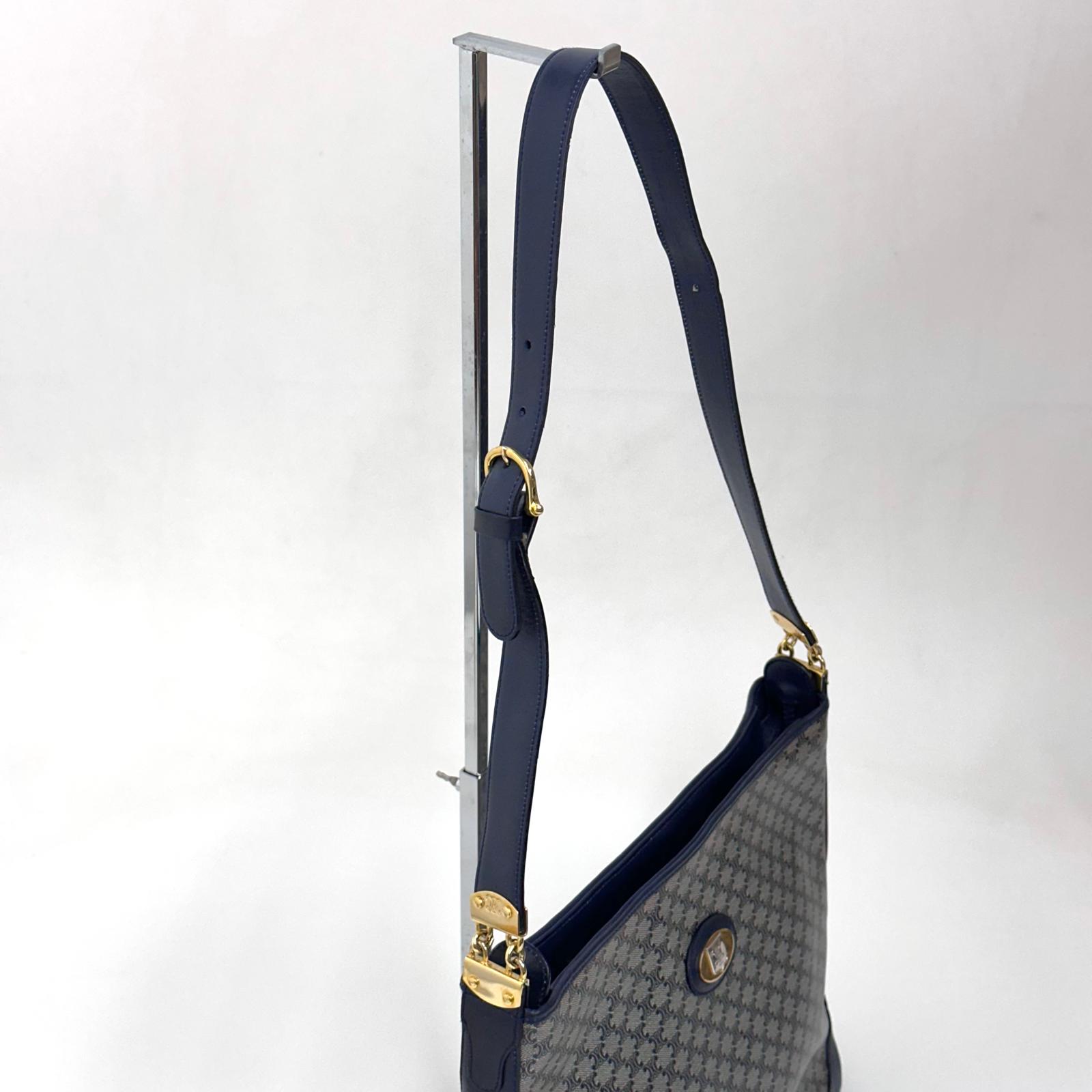 Céline Borsa Vintage C Macadam Blu Navy