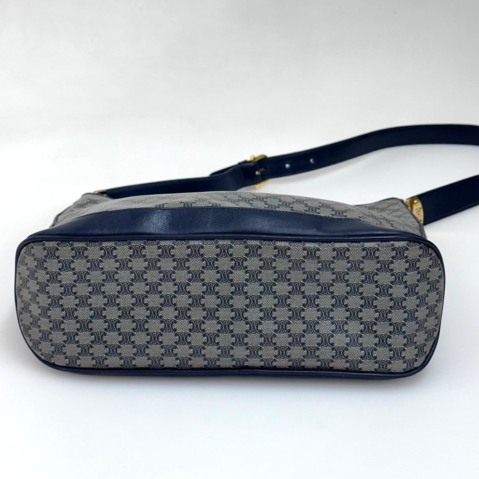 Céline Borsa Vintage C Macadam Blu Navy