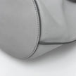 Céline Borsa a spalla Nano Bucket grigia in pelle liscia