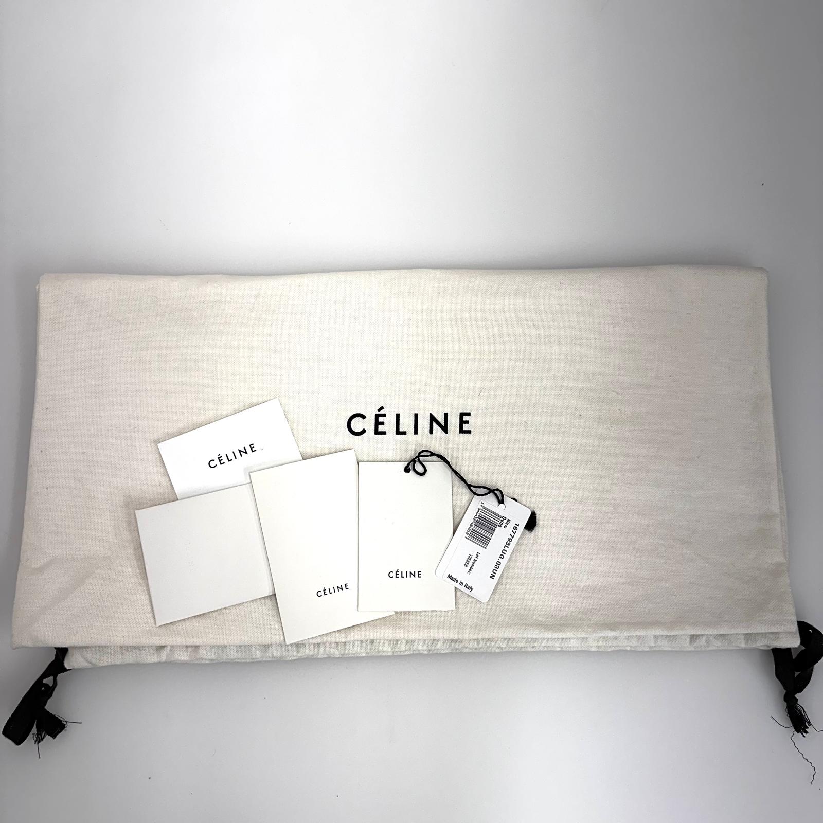 Céline borsa a mano Luggage Micro in pelle beige