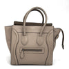 Céline borsa a mano Luggage Micro in pelle beige