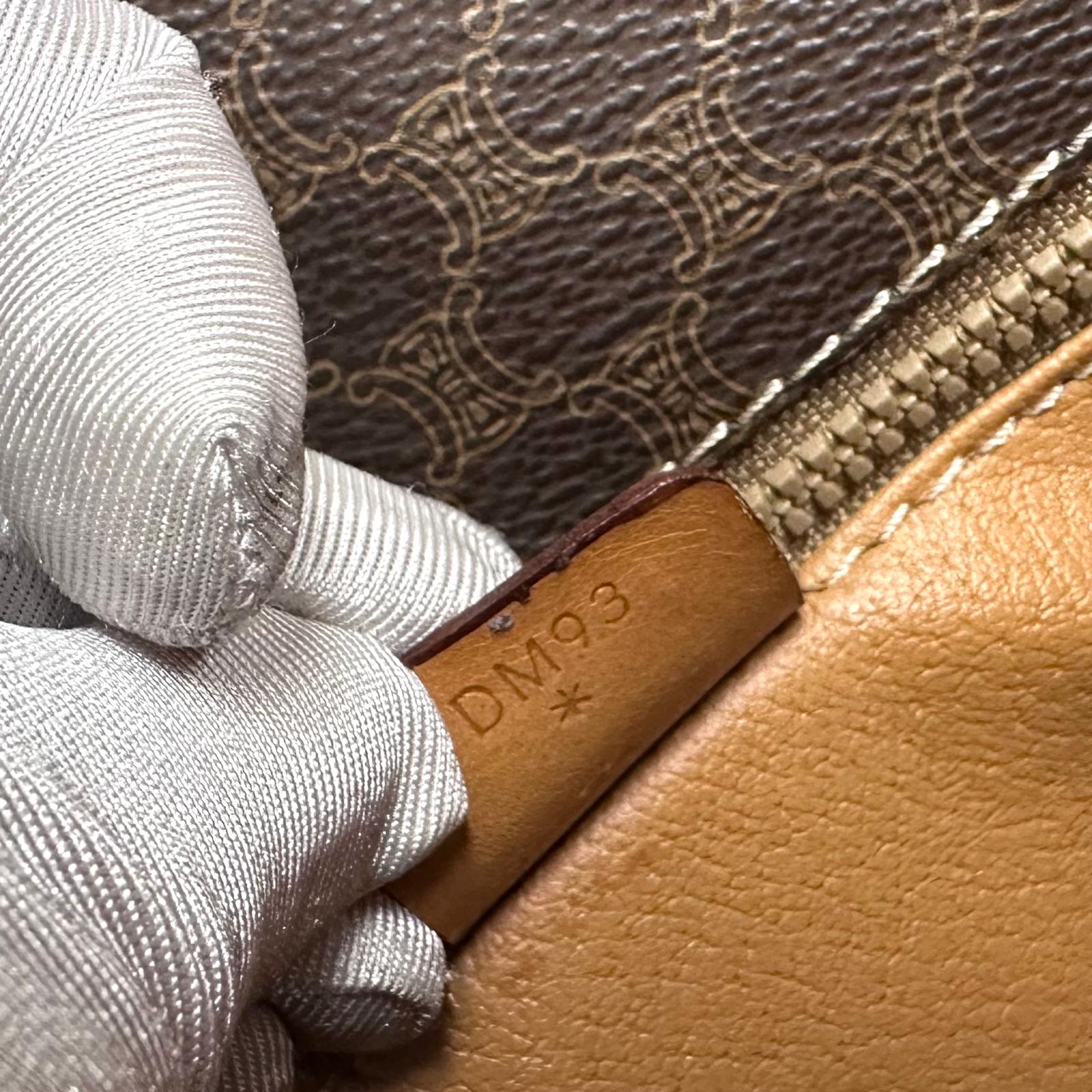 Céline borsa tracolla Macadam canvas e pelle