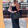 Chanel 31 Borsa Vintage Nera in Pelle Matelassé con Tracolla
