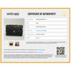 Chanel Borsa Classic Flap 25 in Pelle Nera con Finiture in Oro 24k