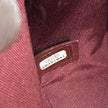Chanel Borsa Classica Single Flap in Pelle Bordeaux con Finiture Bicolore Oro e Argento
