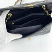 Chanel Borsa Diana Vintage in Vernice Nera Matelassé
