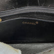 Chanel Borsa Diana Vintage in Vernice Nera Matelassé