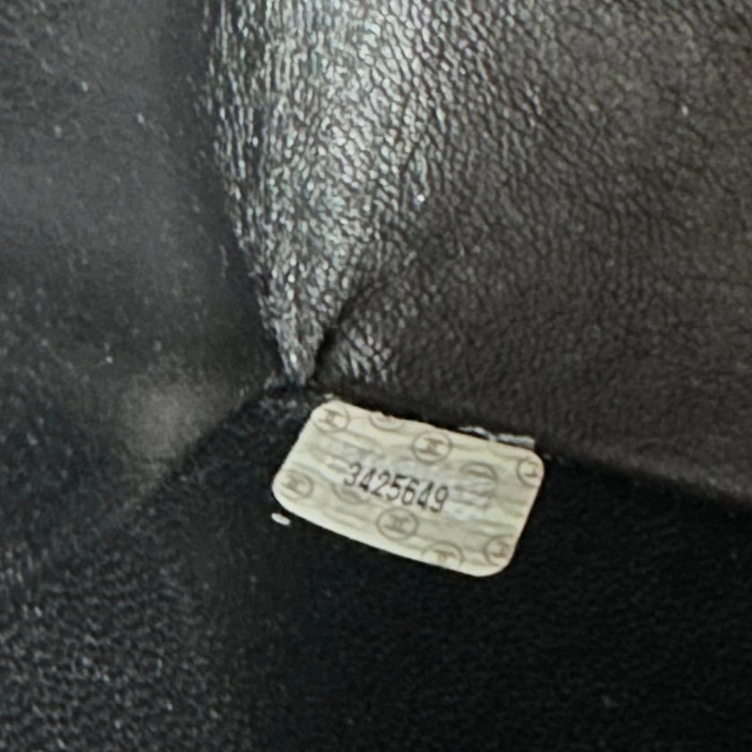 Chanel Borsa Diana Vintage in Vernice Nera Matelassé