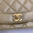Chanel Borsa Diana Vintage in pelle beige