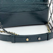 Chanel Borsa Gabrielle Media in Pelle Matelassé Verde Scuro