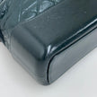 Chanel Borsa Gabrielle Media in Pelle Matelassé Verde Scuro