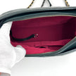 Chanel Borsa Gabrielle Media in Pelle Matelassé Verde Scuro
