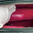 Chanel Borsa Gabrielle Media in Pelle Matelassé Verde Scuro