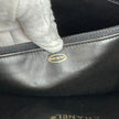 Chanel Borsa Hobo Vintage Matelassé Nera con Maxi Logo CC Dorato