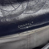 Chanel Borsa Reissue 2.55 mis. 30 in Pelle Blu Navy con Hardware Argentato