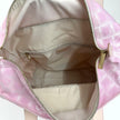 Chanel Borsa Shopper Linea Viaggio in Jacquard Rosa Anni 2000