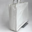 Chanel Borsa Shopping Tote CC Caviar Bianca