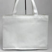 Chanel Borsa Shopping Tote CC Caviar Bianca