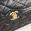 Chanel Borsa Timeless Classic Double Flap Limited Paris Vintage in pelle nera