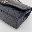 Chanel Borsa Timeless Classic Double Flap Limited Paris Vintage in pelle nera