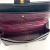 Chanel Borsa Vintage Timeless Classica 25 Doppia Patta in Pelle di Agnello Nera