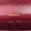 Chanel Borsa Timeless Classica Vintage 27 Doppia Patta in Pelle di Agnello Nero