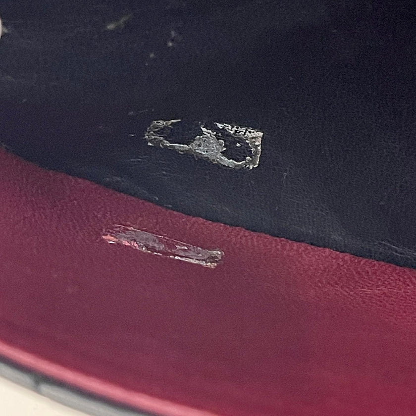 Chanel Borsa Timeless Classica Vintage 27 Doppia Patta in Pelle di Agnello Nero