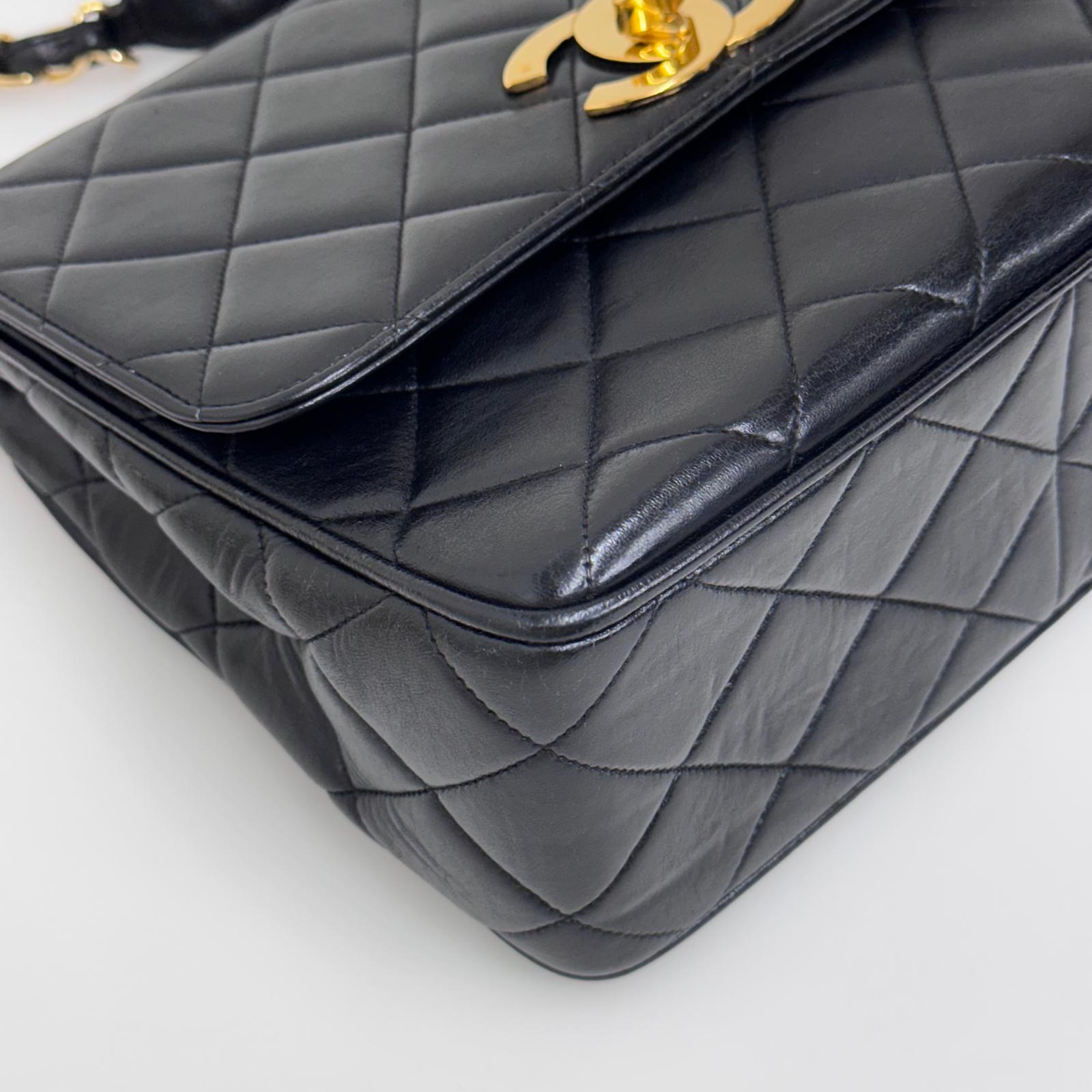 Chanel Borsa Timeless Classica Vintage Nera Matelassé 1994–1996