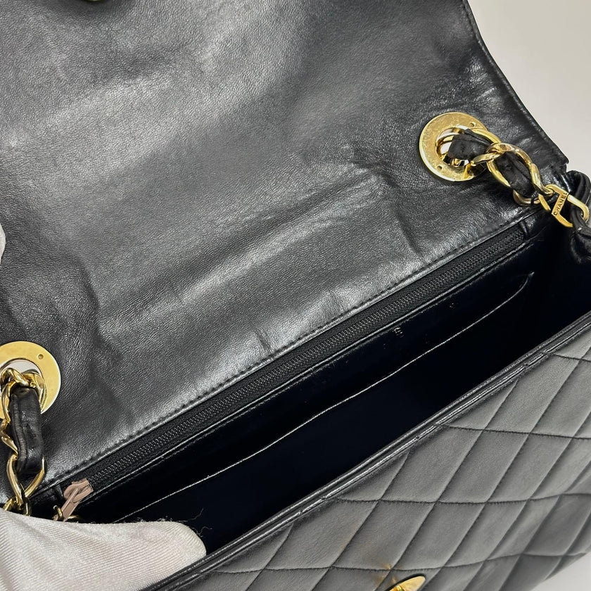 Chanel Borsa Timeless Classica Vintage Nera Matelassé 1994–1996