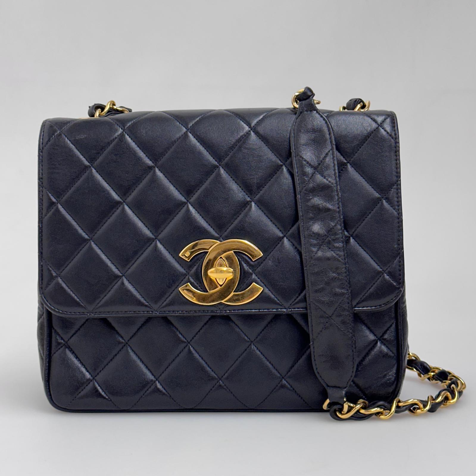Chanel Borsa Timeless Classica Vintage Nera Matelassé 1994–1996