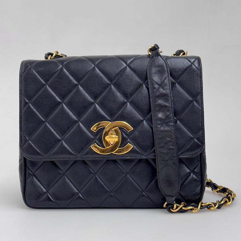 Chanel Borsa Timeless Classica Vintage Nera Matelassé 1994–1996