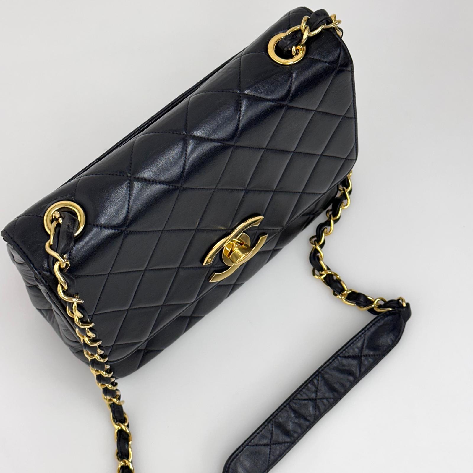 Chanel Borsa Timeless Classica Vintage Nera Matelassé 1994–1996