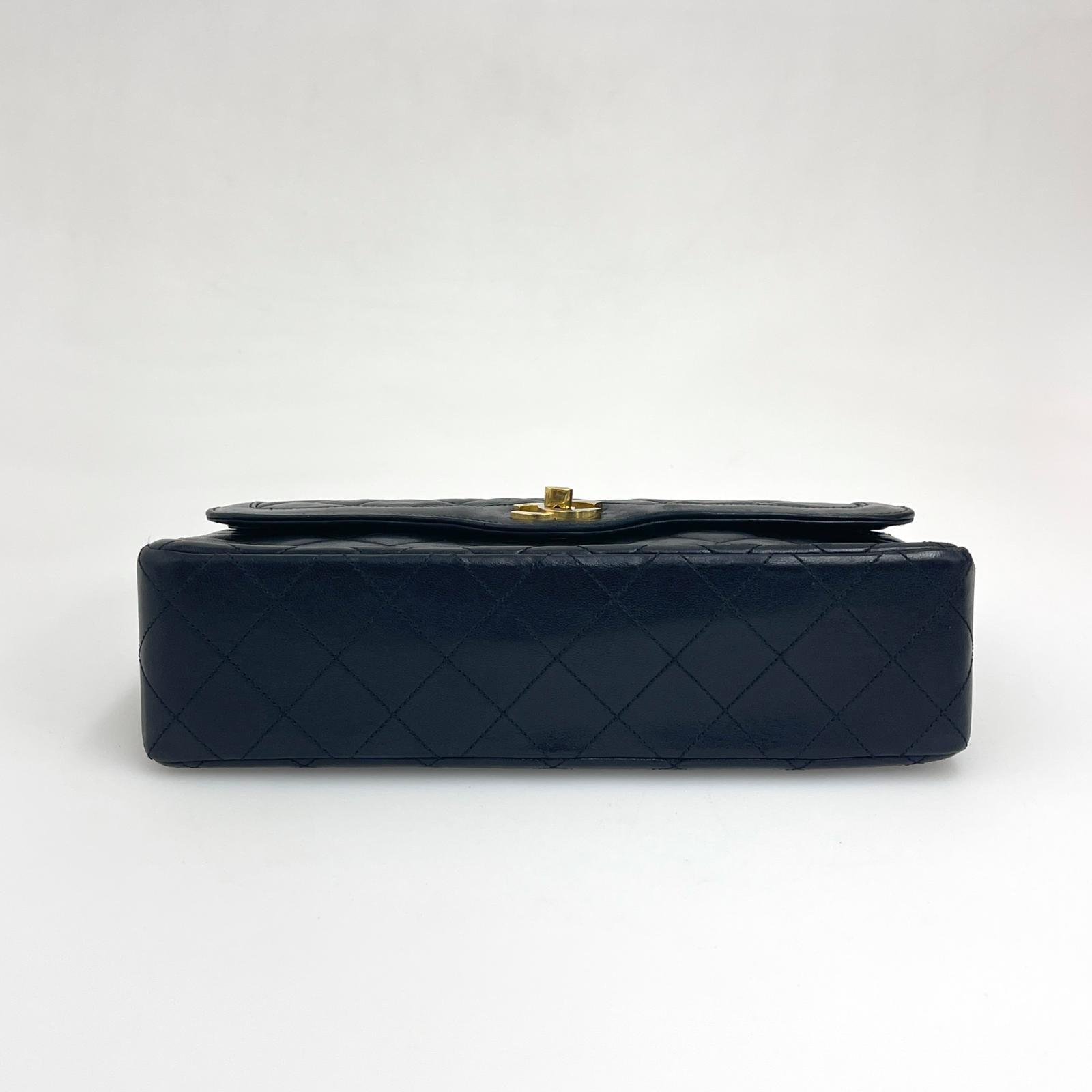 Chanel Borsa Vintage Timeless 25 Limited Paris in Pelle Nera
