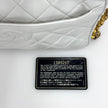 Chanel Borsa Vintage Camera Bag Bianca con Nappina