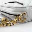 Chanel Borsa Vintage Camera Bag Bianca con Nappina