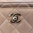 Chanel Borsa Vintage Camera Bag Caviar Beige
